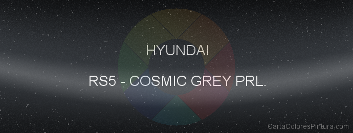 Pintura Hyundai RS5 Cosmic Grey Prl.