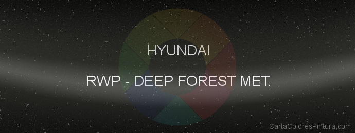 Pintura Hyundai RWP Deep Forest Met.