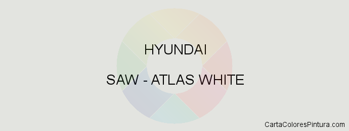 Pintura Hyundai SAW Atlas White