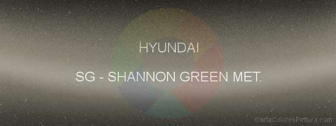 Pintura Hyundai SG Shannon Green Met.