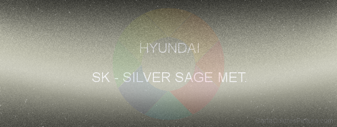 Pintura Hyundai SK Silver Sage Met.