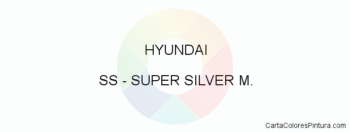 Pintura Hyundai SS Super Silver M.