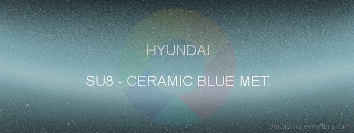 Pintura Hyundai SU8 Ceramic Blue Met.