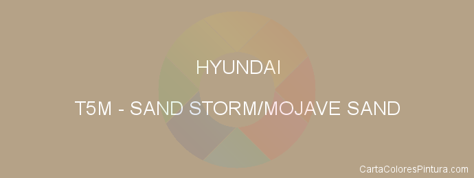 Pintura Hyundai T5M Sand Storm/mojave Sand