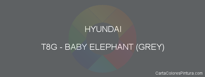 Pintura Hyundai T8G Baby Elephant (grey)
