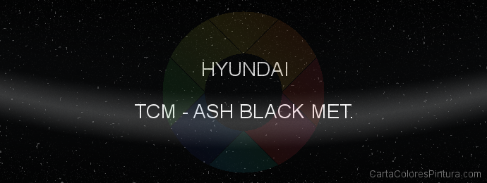 Pintura Hyundai TCM Ash Black Met.
