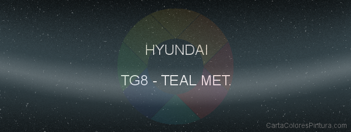 Pintura Hyundai TG8 Teal Met.