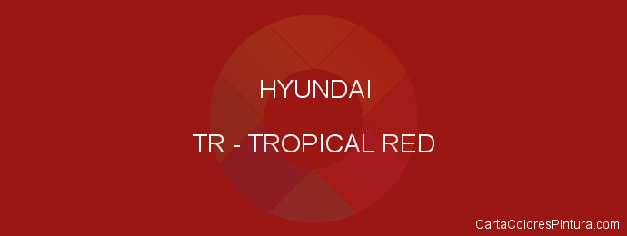 Pintura Hyundai TR Tropical Red