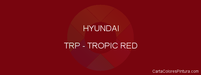 Pintura Hyundai TRP Tropic Red