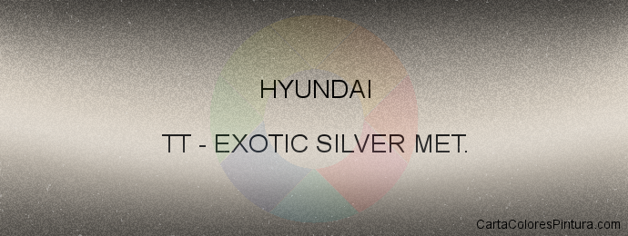 Pintura Hyundai TT Exotic Silver Met.
