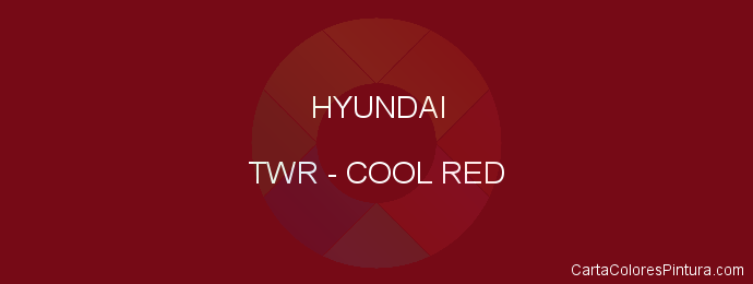 Pintura Hyundai TWR Cool Red