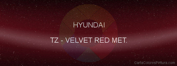 Pintura Hyundai TZ Velvet Red Met.
