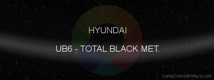 Pintura Hyundai UB6 Total Black Met.