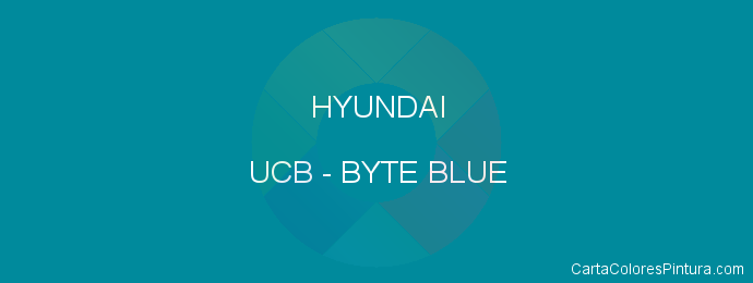 Pintura Hyundai UCB Byte Blue