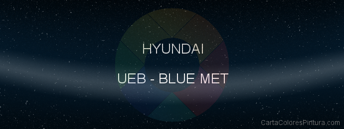 Pintura Hyundai UEB Blue Met