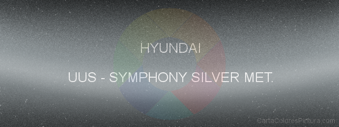 Pintura Hyundai UUS Symphony Silver Met.