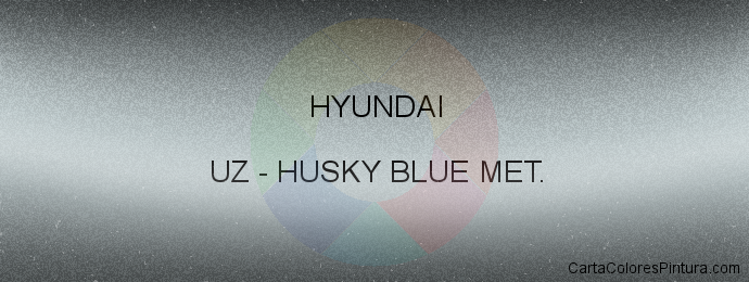 Pintura Hyundai UZ Husky Blue Met.