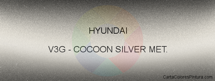 Pintura Hyundai V3G Cocoon Silver Met.