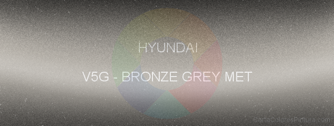 Pintura Hyundai V5G Bronze Grey Met