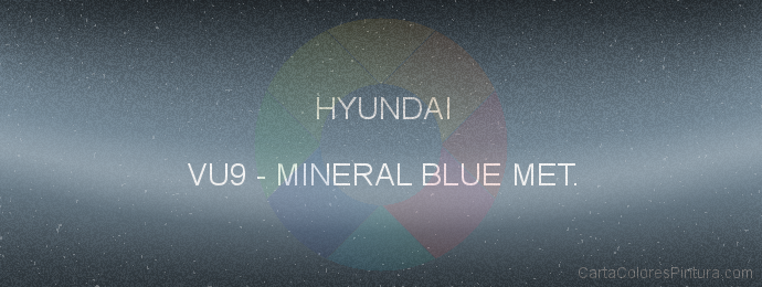 Pintura Hyundai VU9 Mineral Blue Met.