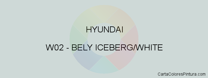 Pintura Hyundai W02 Bely Iceberg/white