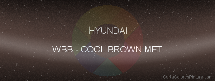 Pintura Hyundai WBB Cool Brown Met.