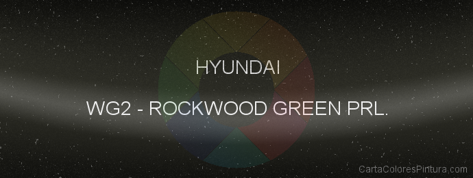 Pintura Hyundai WG2 Rockwood Green Prl.