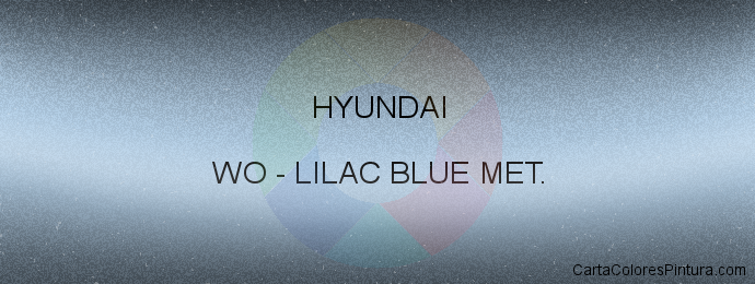 Pintura Hyundai WO Lilac Blue Met.