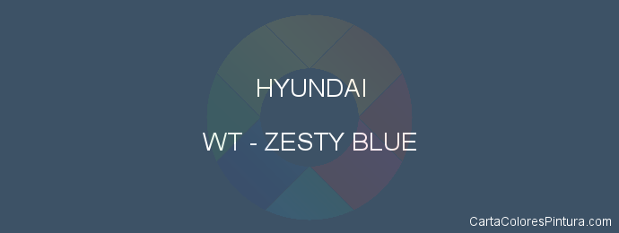 Pintura Hyundai WT Zesty Blue