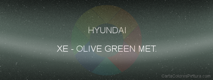 Pintura Hyundai XE Olive Green Met.