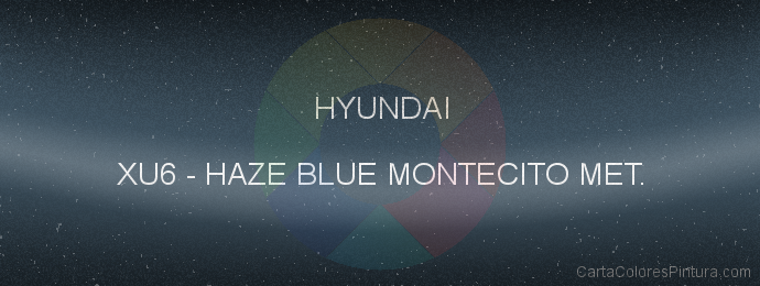 Pintura Hyundai XU6 Haze Blue Montecito Met.