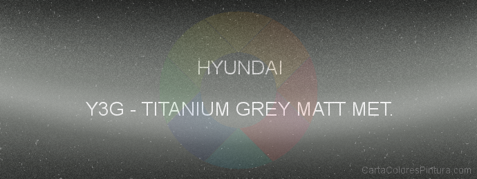 Pintura Hyundai Y3G Titanium Grey Matt Met.