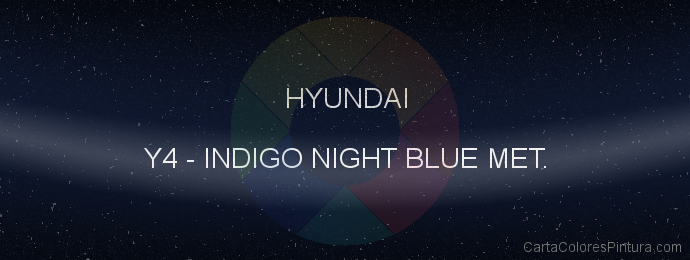 Pintura Hyundai Y4 Indigo Night Blue Met.
