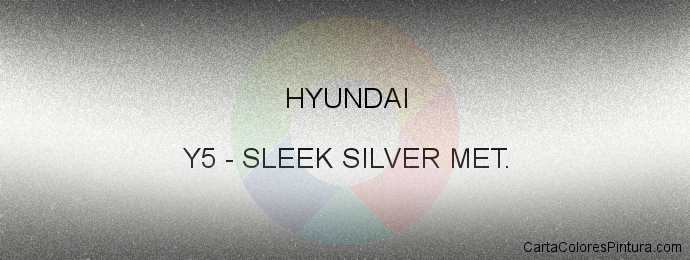 Pintura Hyundai Y5 Sleek Silver Met.