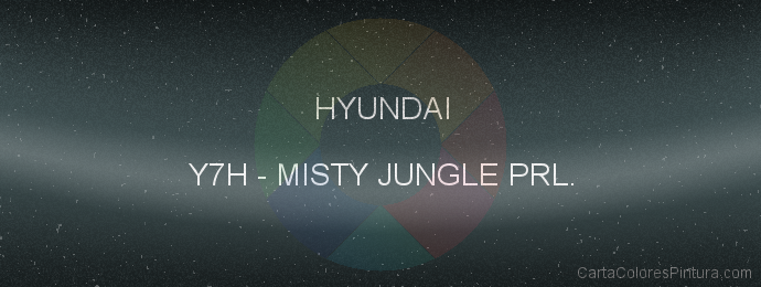 Pintura Hyundai Y7H Misty Jungle Prl.
