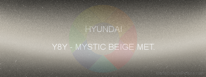 Pintura Hyundai Y8Y Mystic Beige Met.