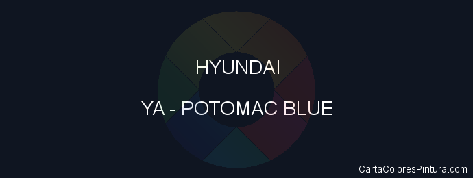 Pintura Hyundai YA Potomac Blue