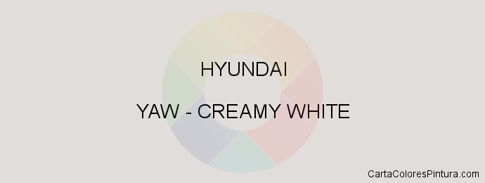 Pintura Hyundai YAW Creamy White
