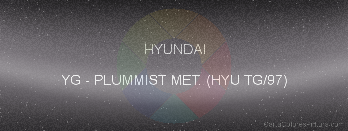 Pintura Hyundai YG Plummist Met. (hyu Tg/97)