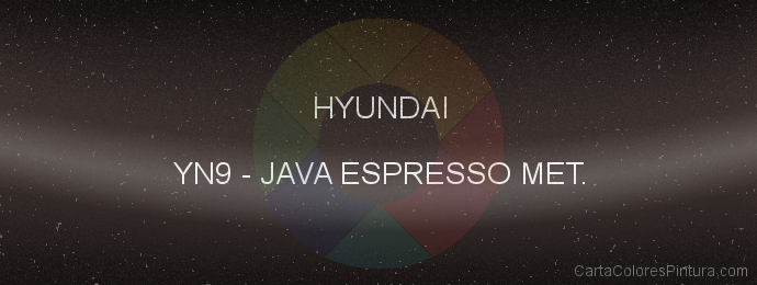 Pintura Hyundai YN9 Java Espresso Met.