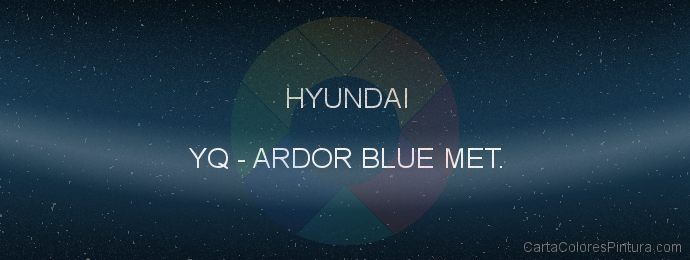 Pintura Hyundai YQ Ardor Blue Met.
