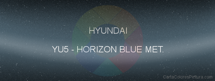 Pintura Hyundai YU5 Horizon Blue Met.