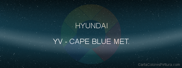 Pintura Hyundai YV Cape Blue Met.