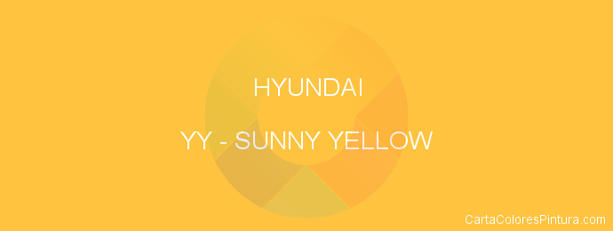 Pintura Hyundai YY Sunny Yellow