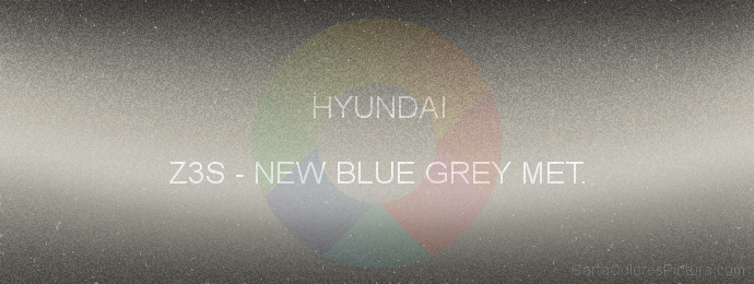 Pintura Hyundai Z3S New Blue Grey Met.