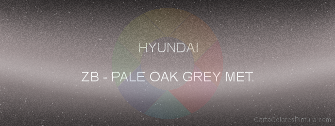 Pintura Hyundai ZB Pale Oak Grey Met.