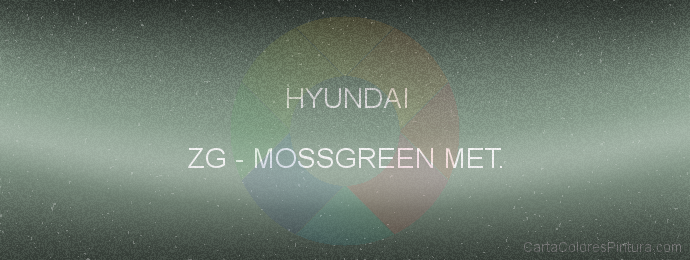 Pintura Hyundai ZG Mossgreen Met.