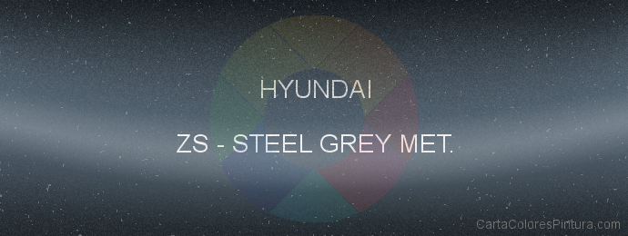 Pintura Hyundai ZS Steel Grey Met.