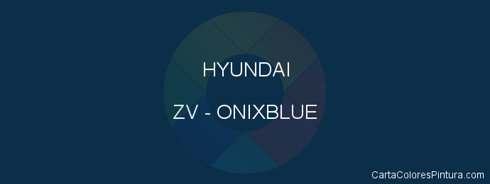 Pintura Hyundai ZV Onixblue