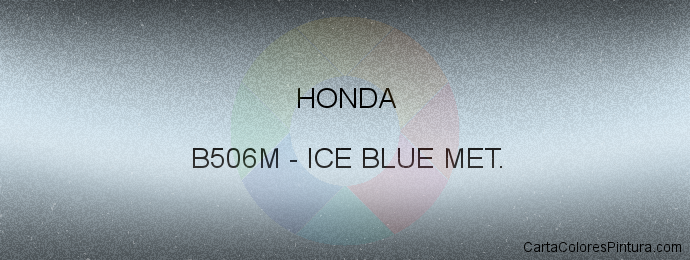 Pintura Honda B506M Ice Blue Met.